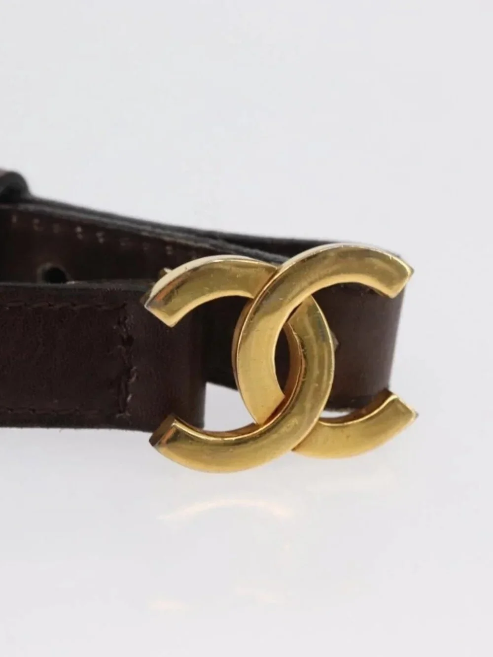 CHANEL Belt Leather 27.6